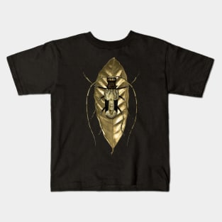 Gold Insect Kids T-Shirt